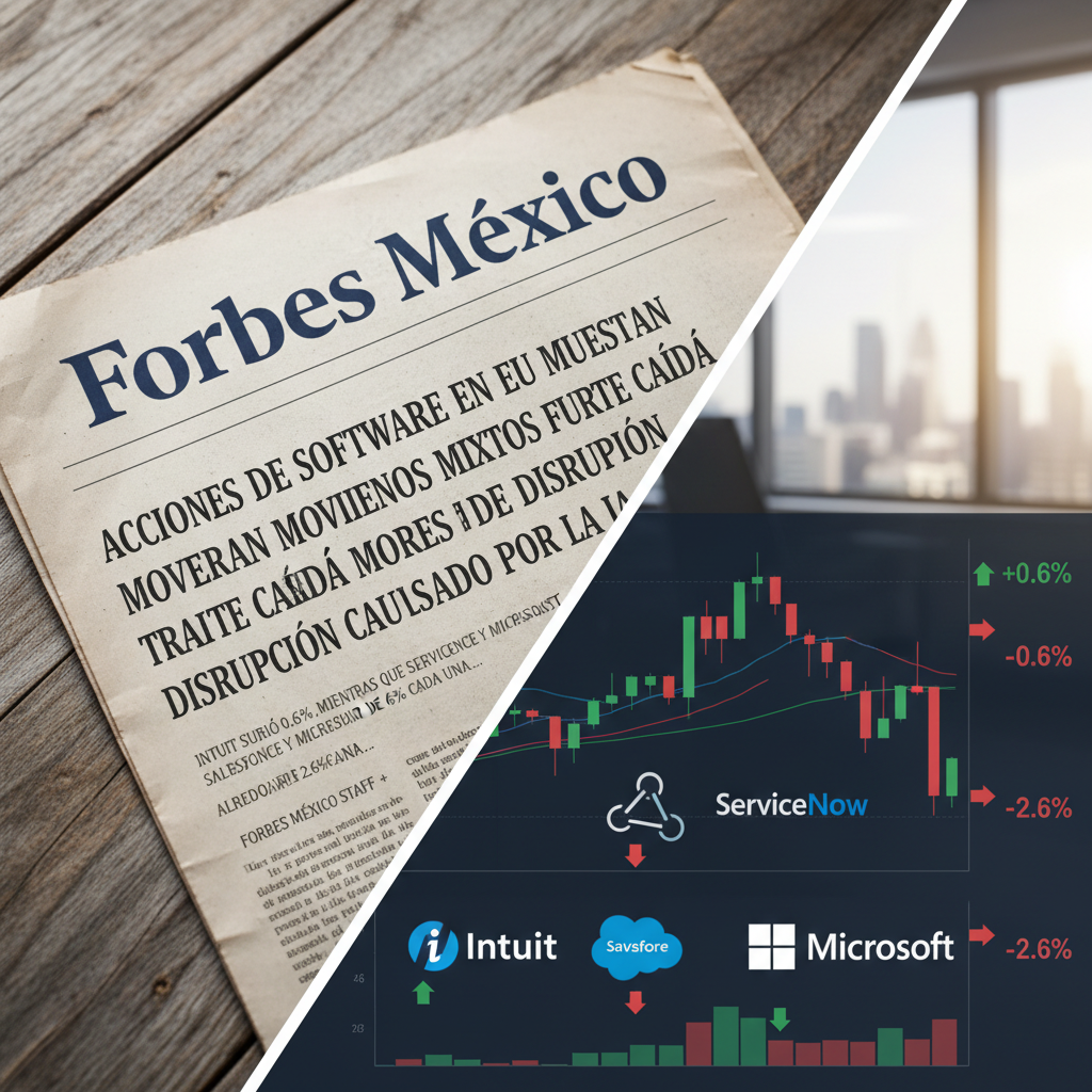 Panorama Mixto para las Acciones de Software en Estados Unidos Ante la Amenaza de la IA
