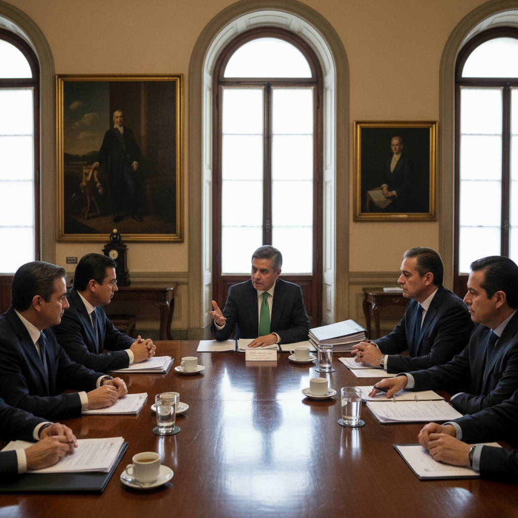 Claudia Sheinbaum Pardo Ultima Detalles de su Reforma Electoral con Dirigentes de Morena y PVEM