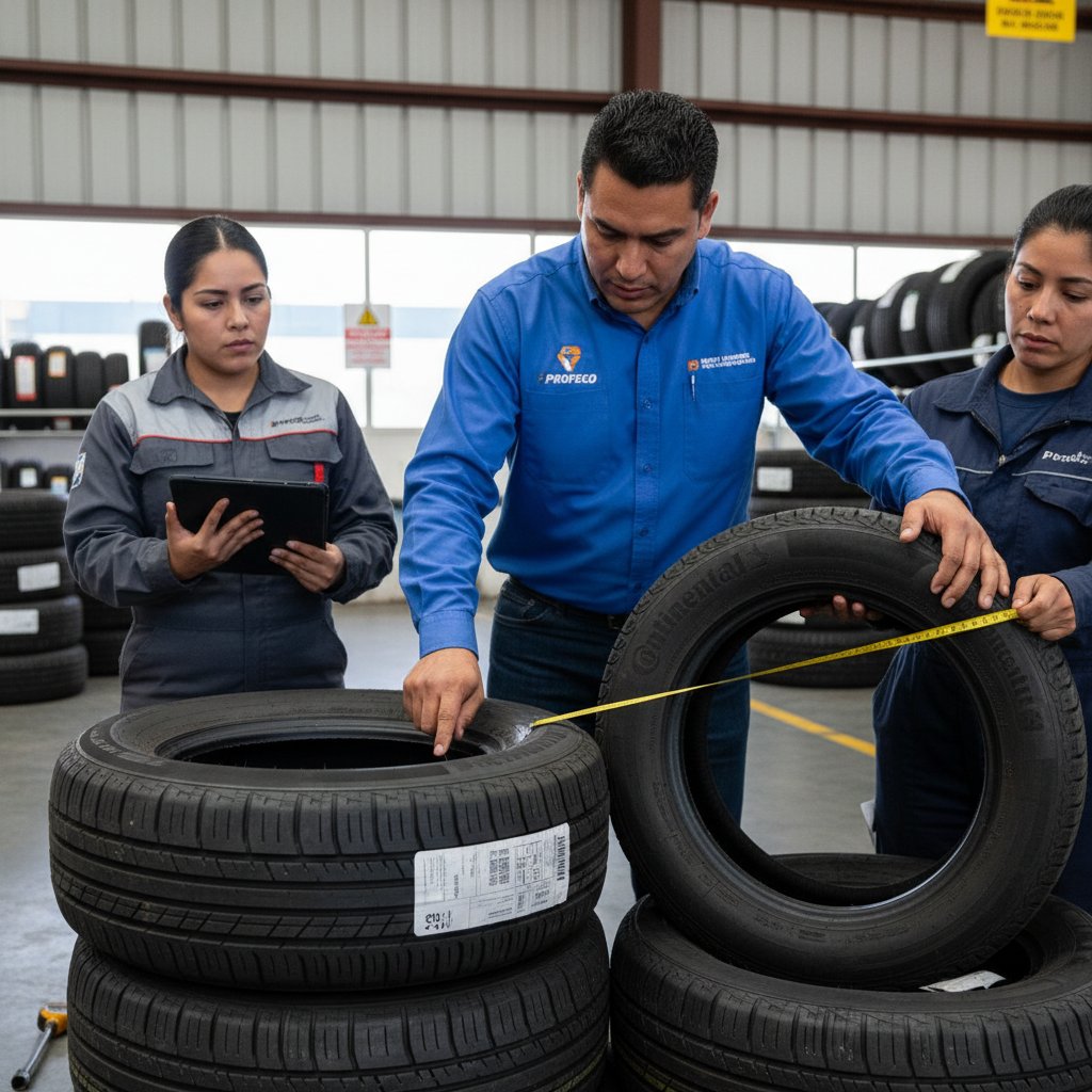 Alerta Urgente: Profeco y Continental Tire Retiran Más de 1,500 Llantas Defectuosas del Mercado Mexicano