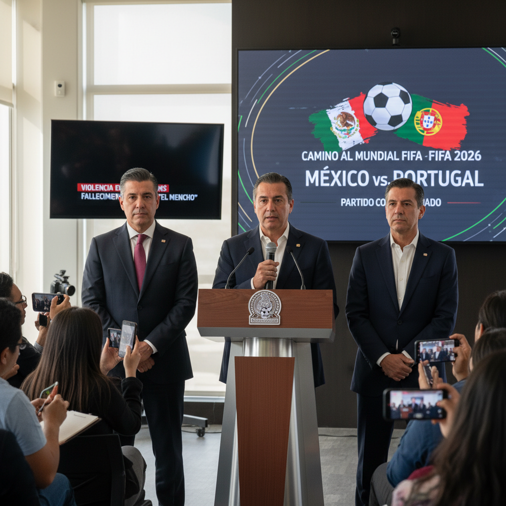 FMF Confirma Partido México vs Portugal en Estadio Banorte Pese a Tensión por Seguridad