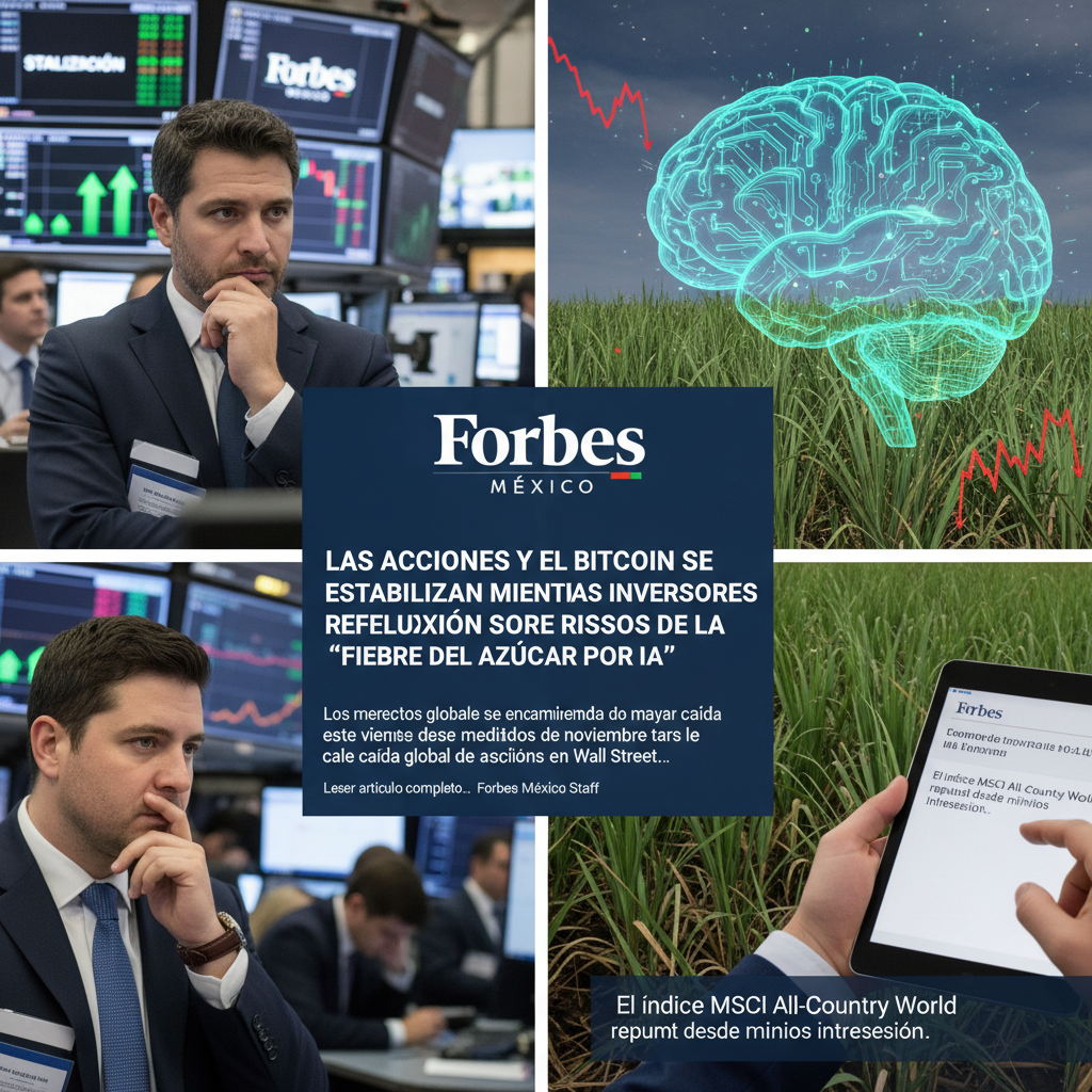 Mercados Globales en Cautela: Acciones y Bitcoin se Estabilizan Ante los Riesgos de la ‘Fiebre del Azúcar por IA’
