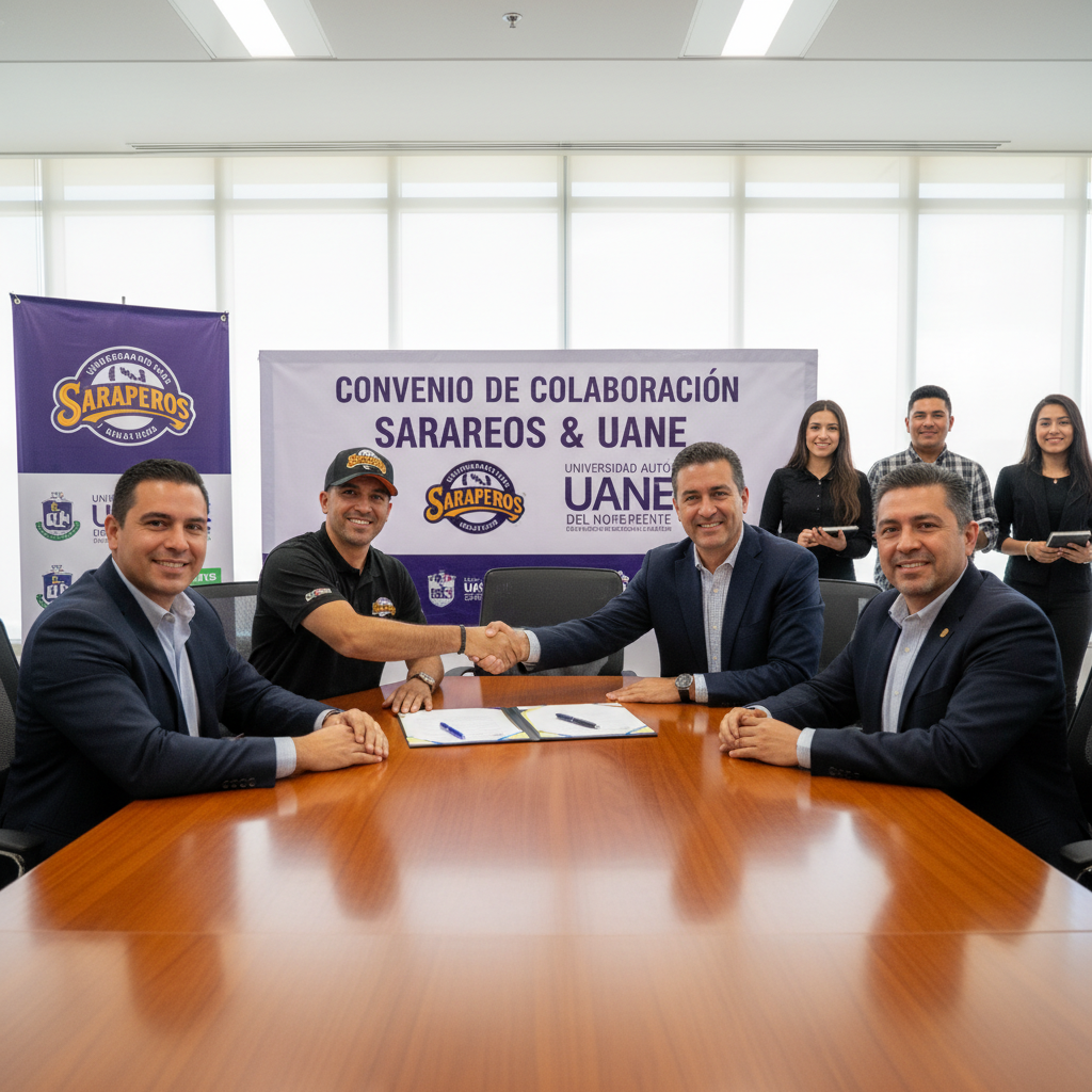 Saraperos de Saltillo y UANE Sellan Estratégica Alianza Académica y Deportiva