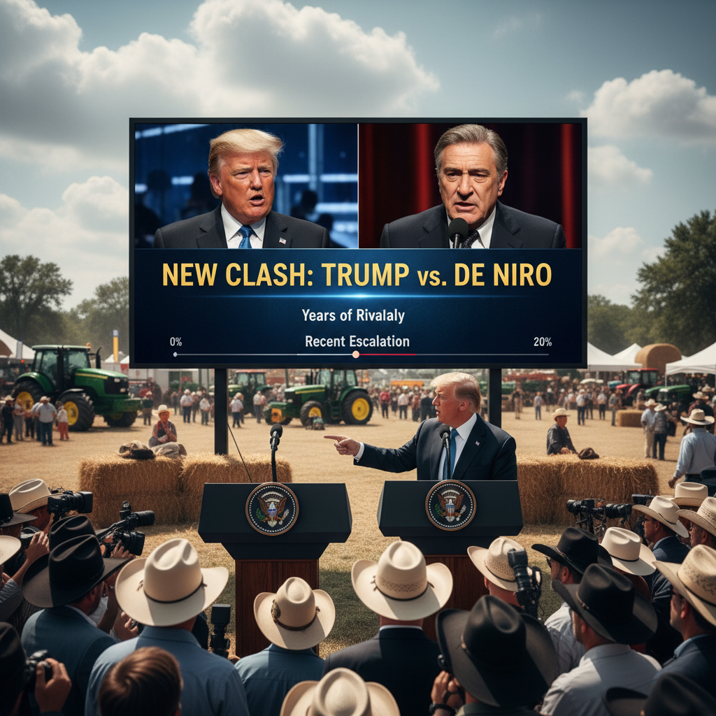Trump y Robert De Niro: La Tensión Política en Estados Unidos Escala a Nuevos Niveles