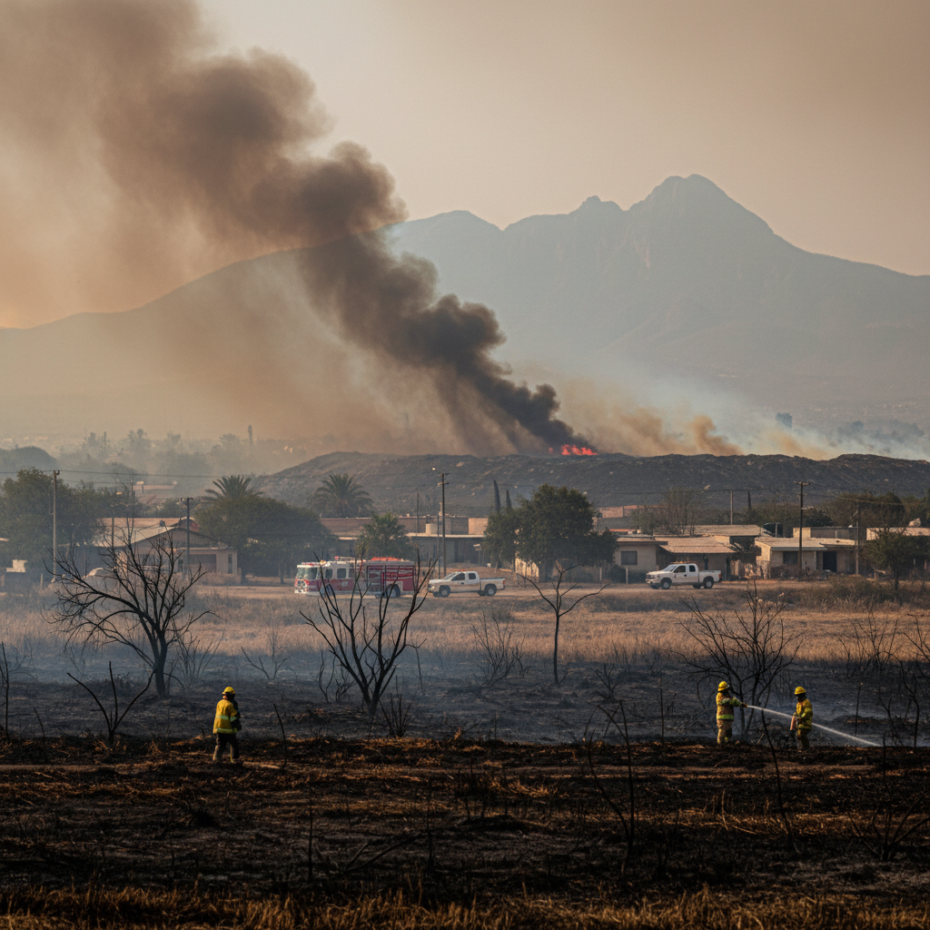 Ola de Incendios en Nuevo León: Viento, Calor y Baja Humedad Desatan 315 Siniestros