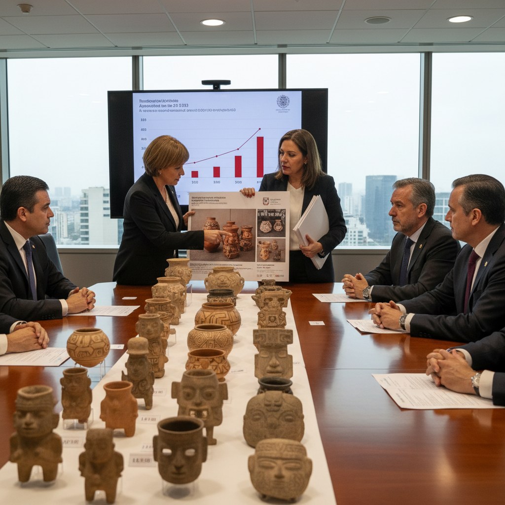 México Lucha por su Patrimonio: Secretaría de Cultura Inicia Repatriación de 40 Piezas Arqueológicas Subastadas en Francia