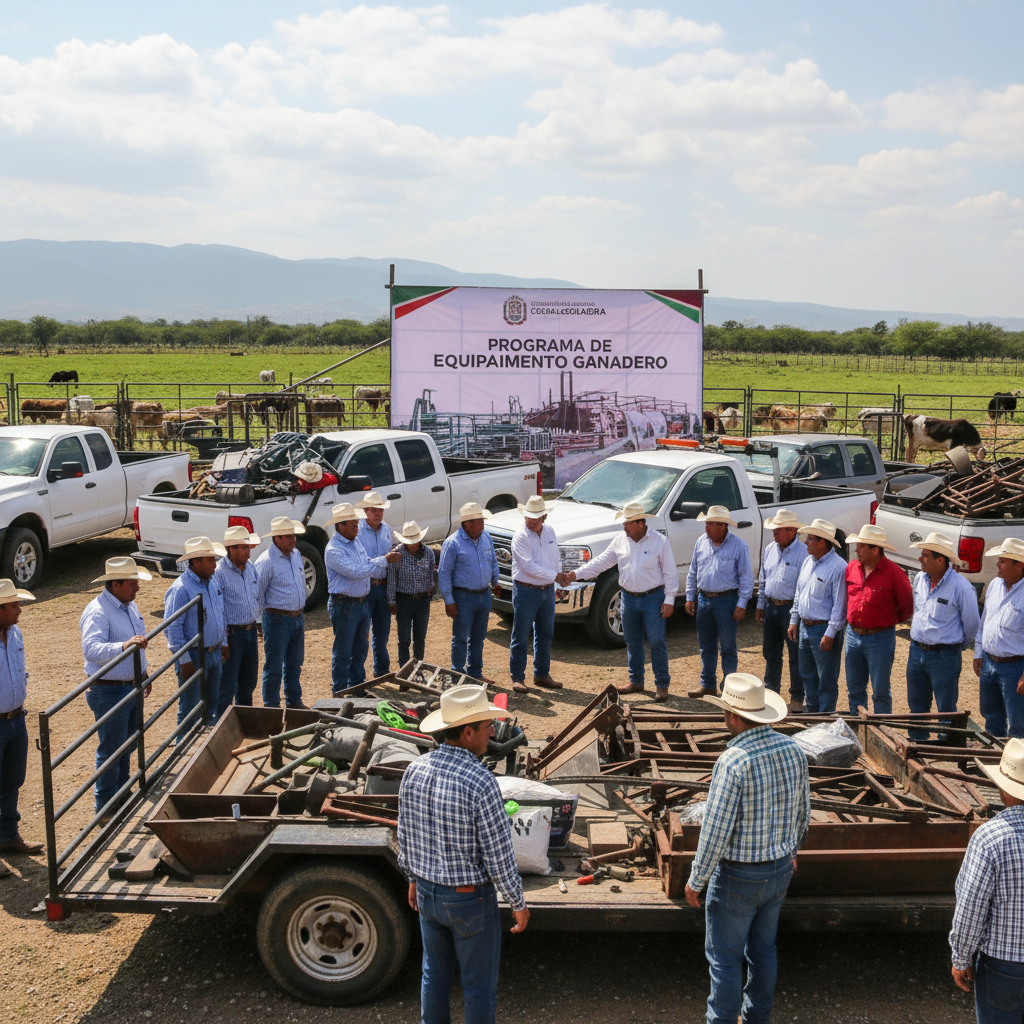 Impulso al Campo: Productores de la Región Norte Reciben Equipo Ganadero Clave en Coahuila
