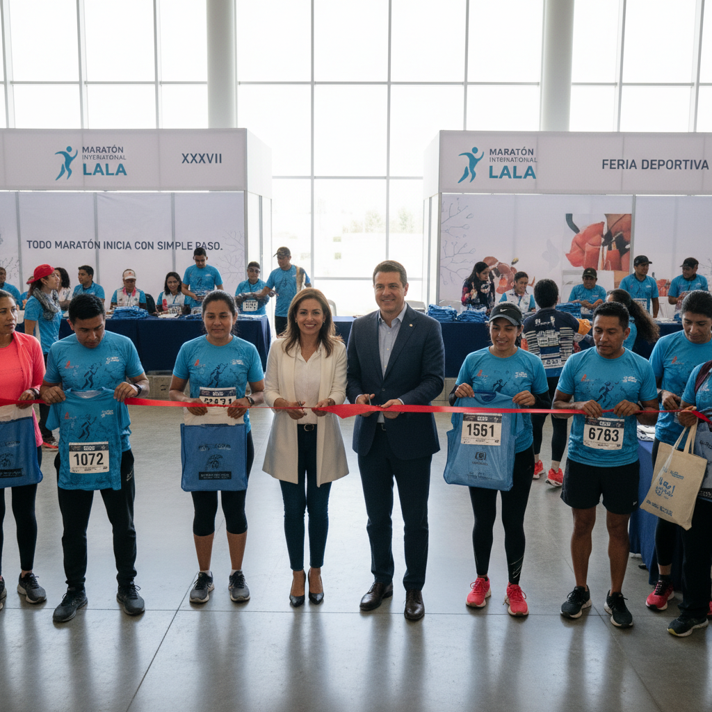 La Laguna Vibra con la Apertura de la Feria Deportiva del XXXVII Maratón Internacional Lala