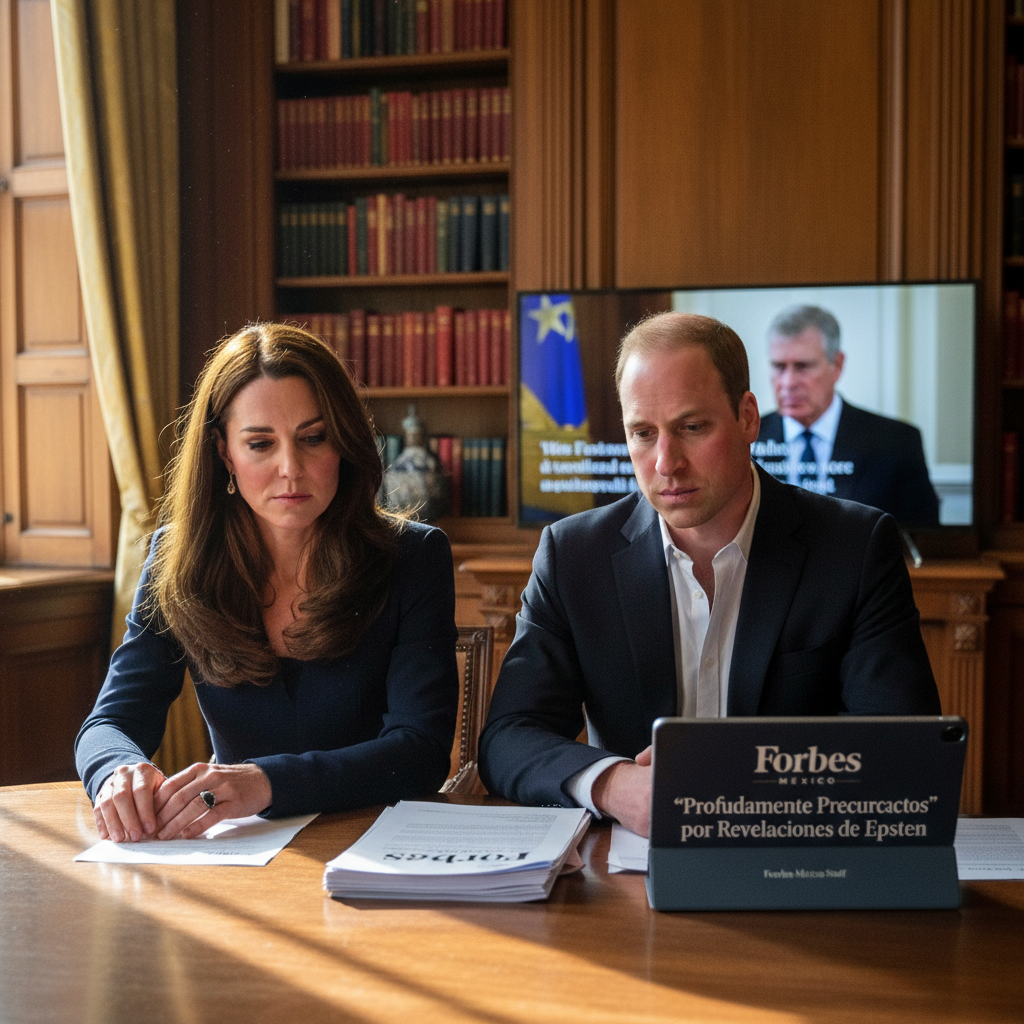 La Profunda Preocupación de William y Kate ante las Nuevas Revelaciones de Epstein