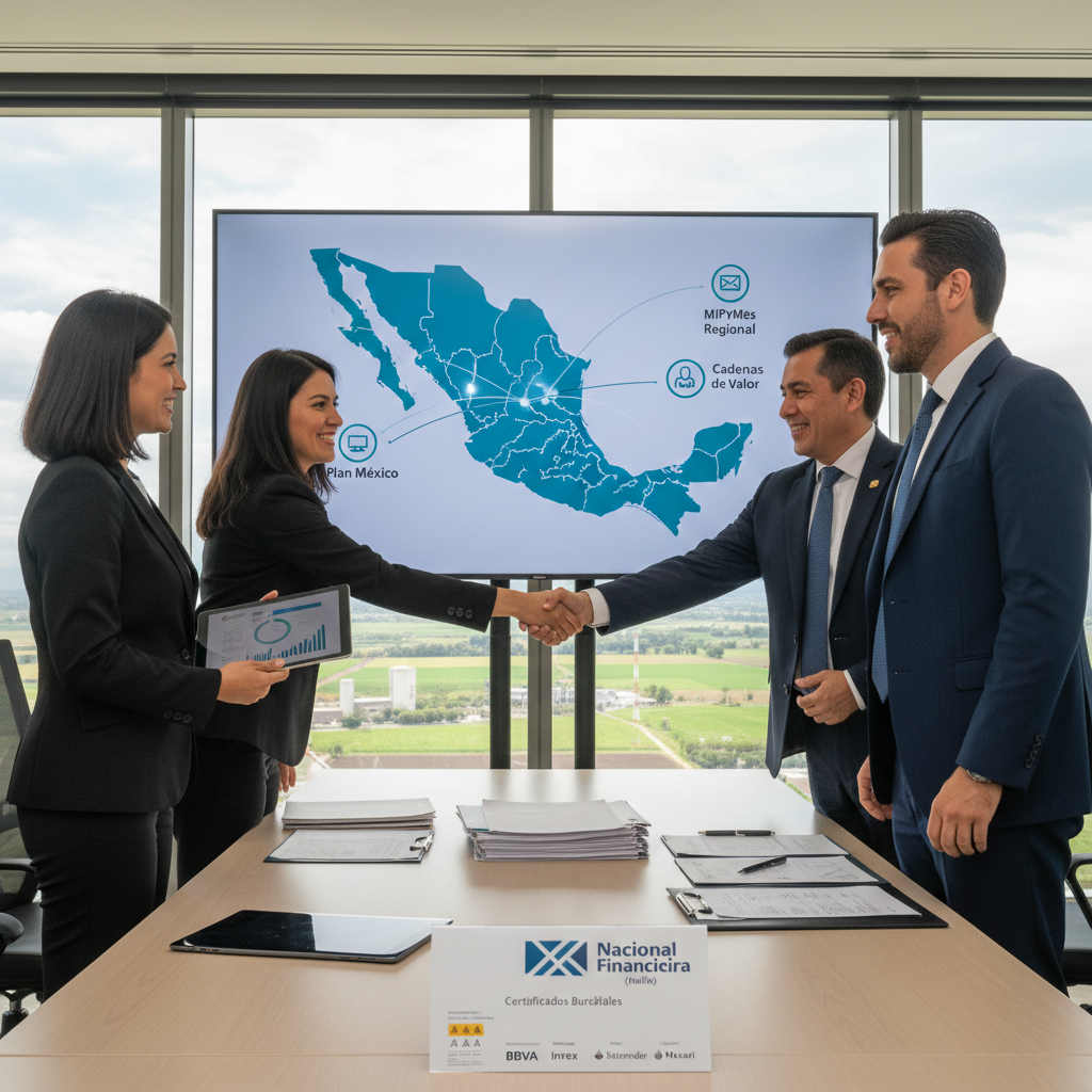 Nafin Asegura 9,658 Millones de Pesos para Fortalecer el Financiamiento del Sector Productivo