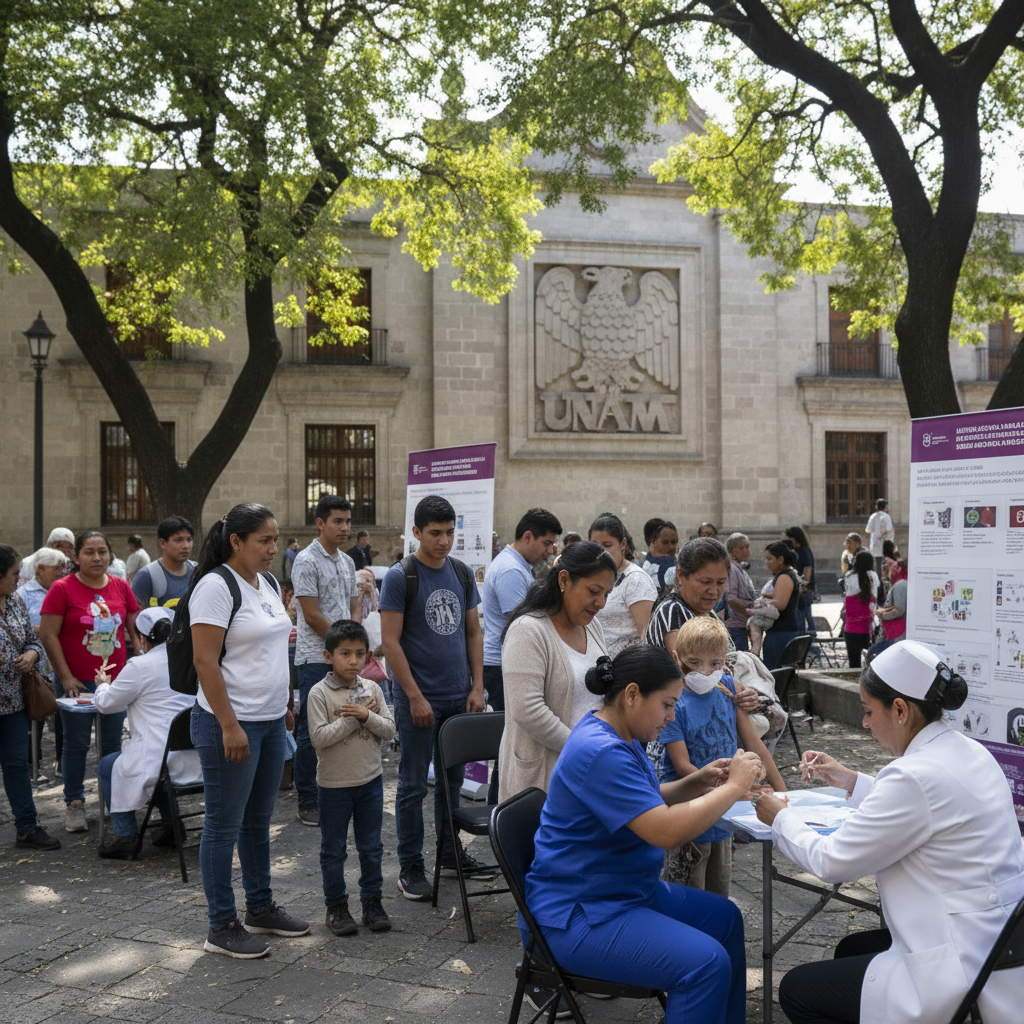 Vacunación Gratuita contra el Sarampión: La UNAM Abre sus Puertas a la Comunidad