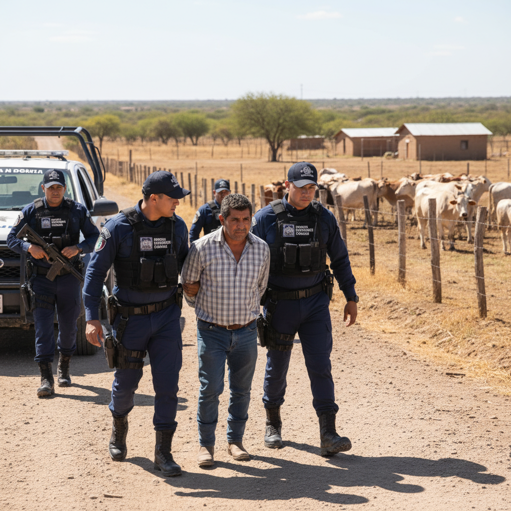 Justicia en Coahuila: Capturan a Imputado por Abigeato Agravado en Villa Unión