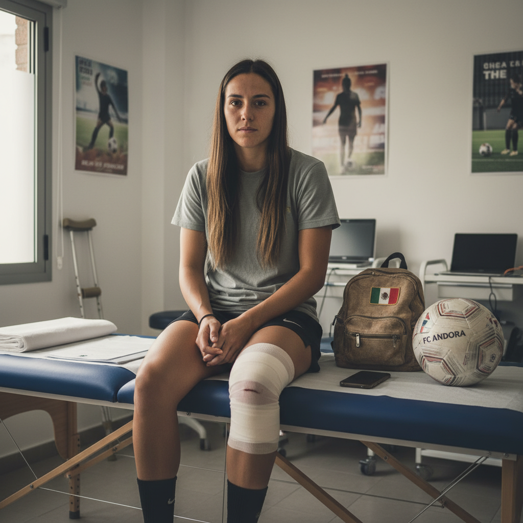 El Amargo Despertar de un Sueño Europeo: Futbolista Mexicana Claudia Cid Denuncia Abandono de su Club Tras Grave Lesión