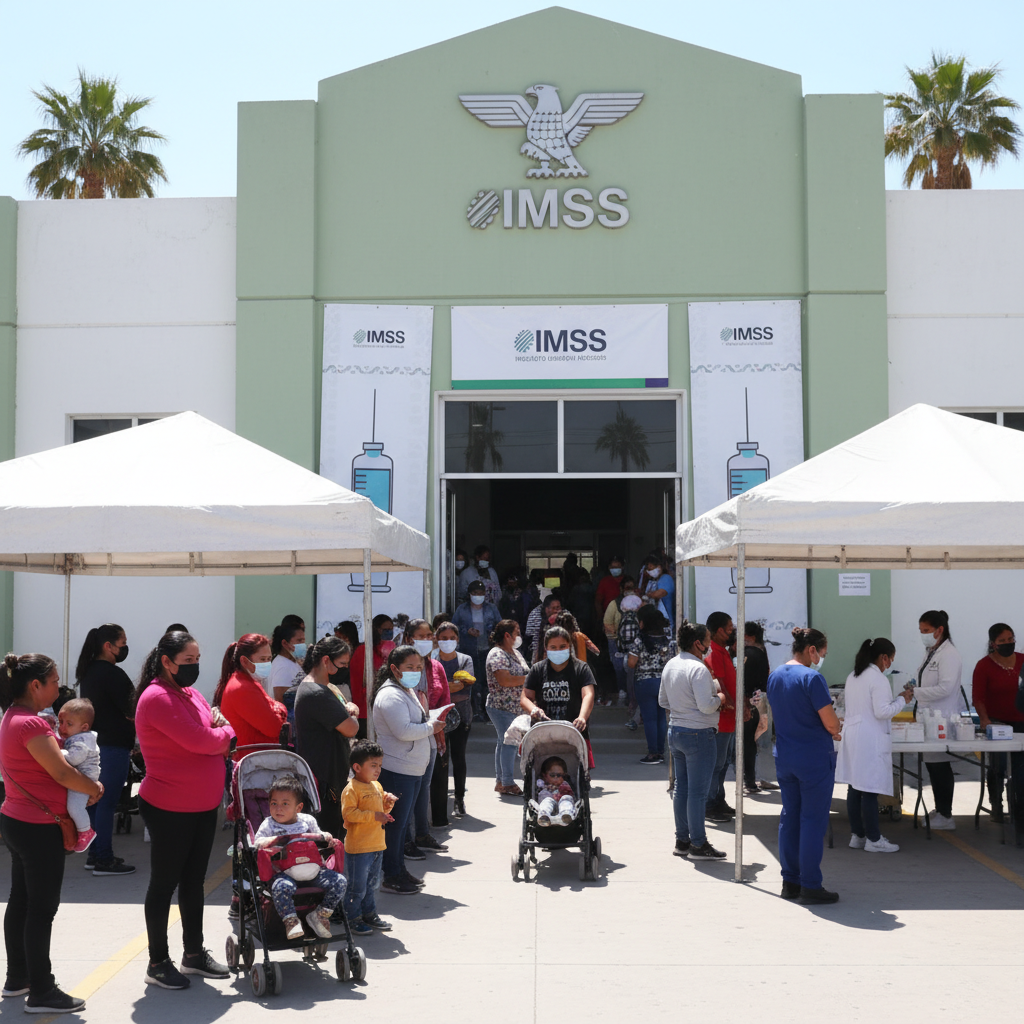 IMSS Lanza Jornada de Vacunación contra Sarampión este Fin de Semana en La Laguna