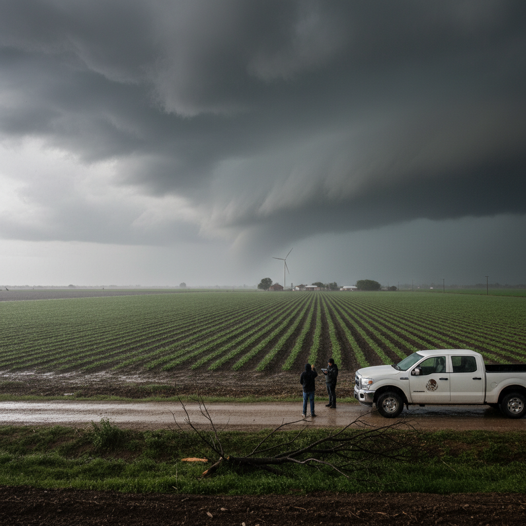 Alerta en el Campo Mexicano: Frente Frío 39 Traerá Lluvias Fuertes y Posibles Tornados al Noreste