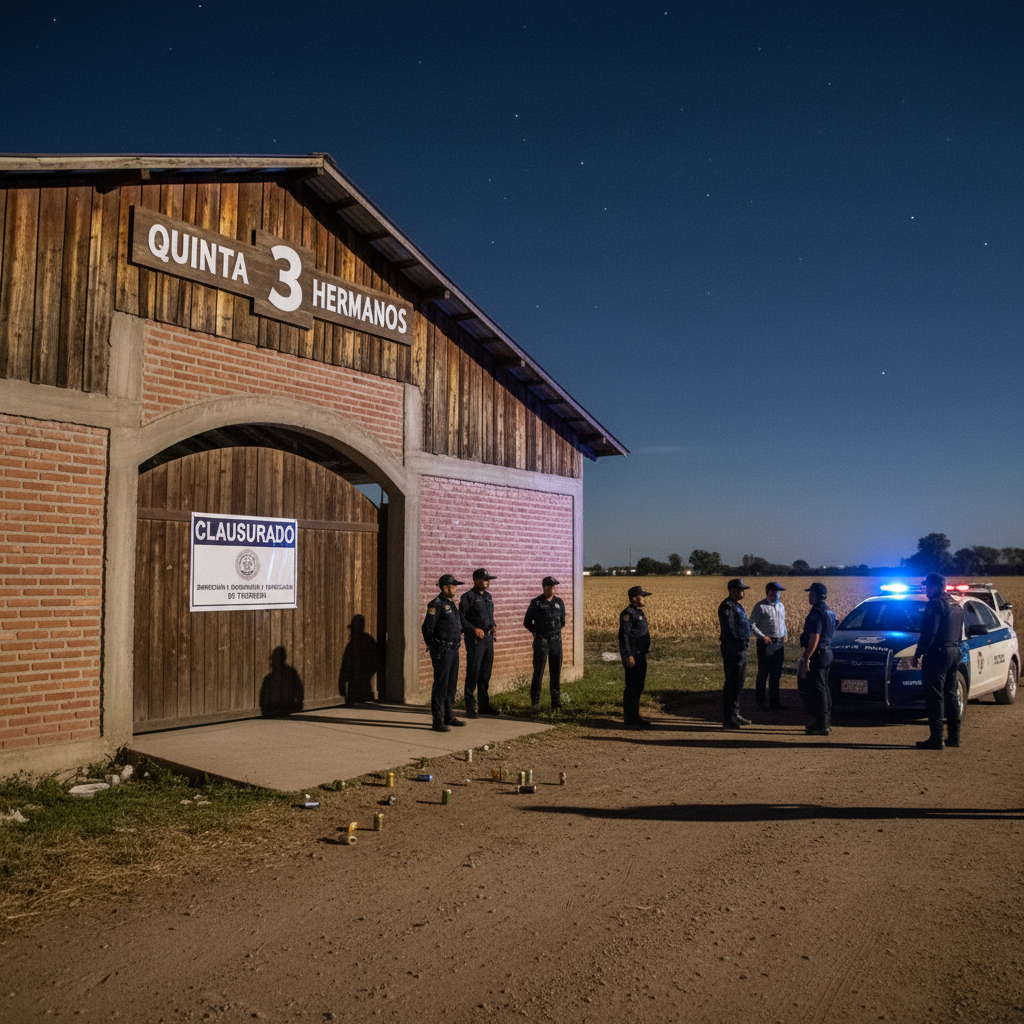 Refuerzan Operativos de Vigilancia en Ejidos de Torreón: Clausuran Quinta por Menores Alcoholizados