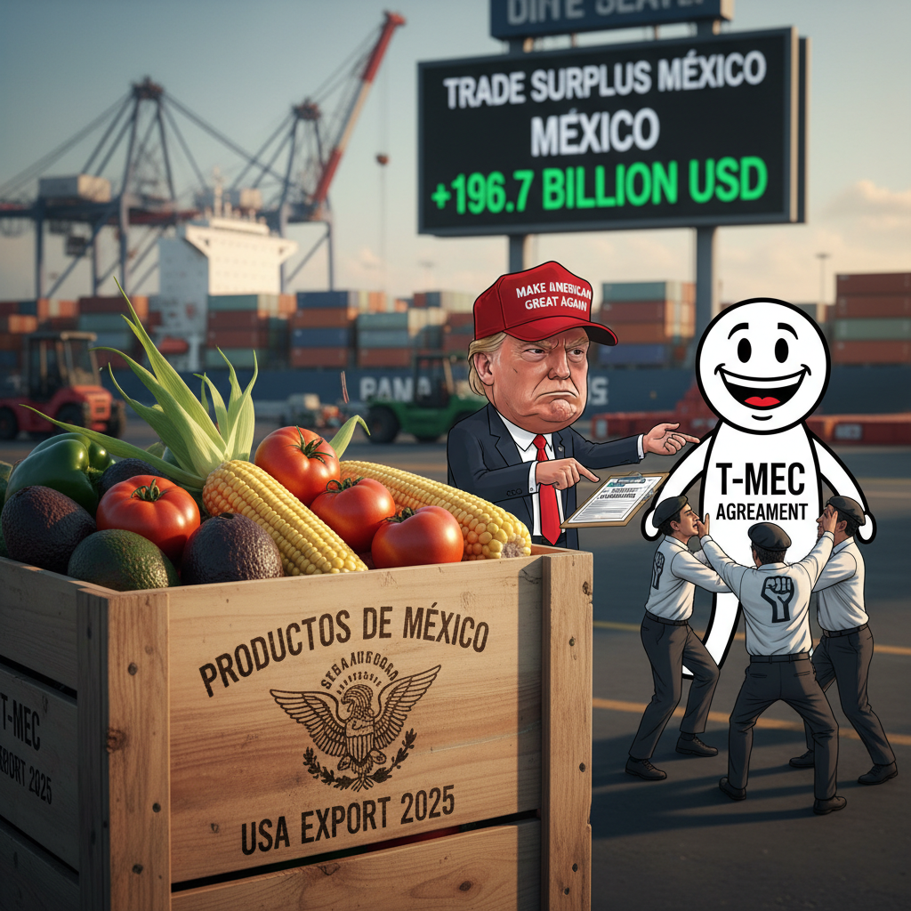Análisis del Superávit Comercial de México con EE.UU. y su Impacto en el T-MEC