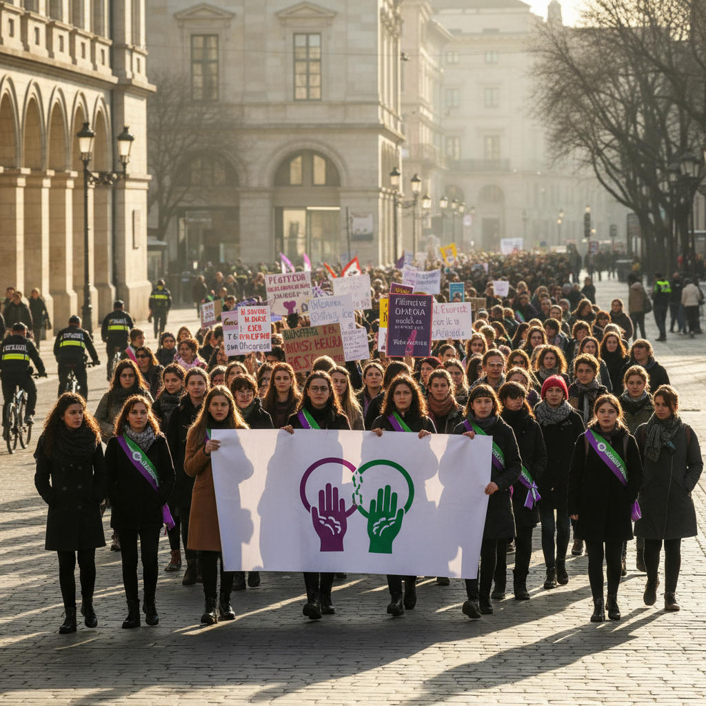 El 8-M: Mujeres en el Mundo Alzan la Voz Contra la Guerra y por la Igualdad