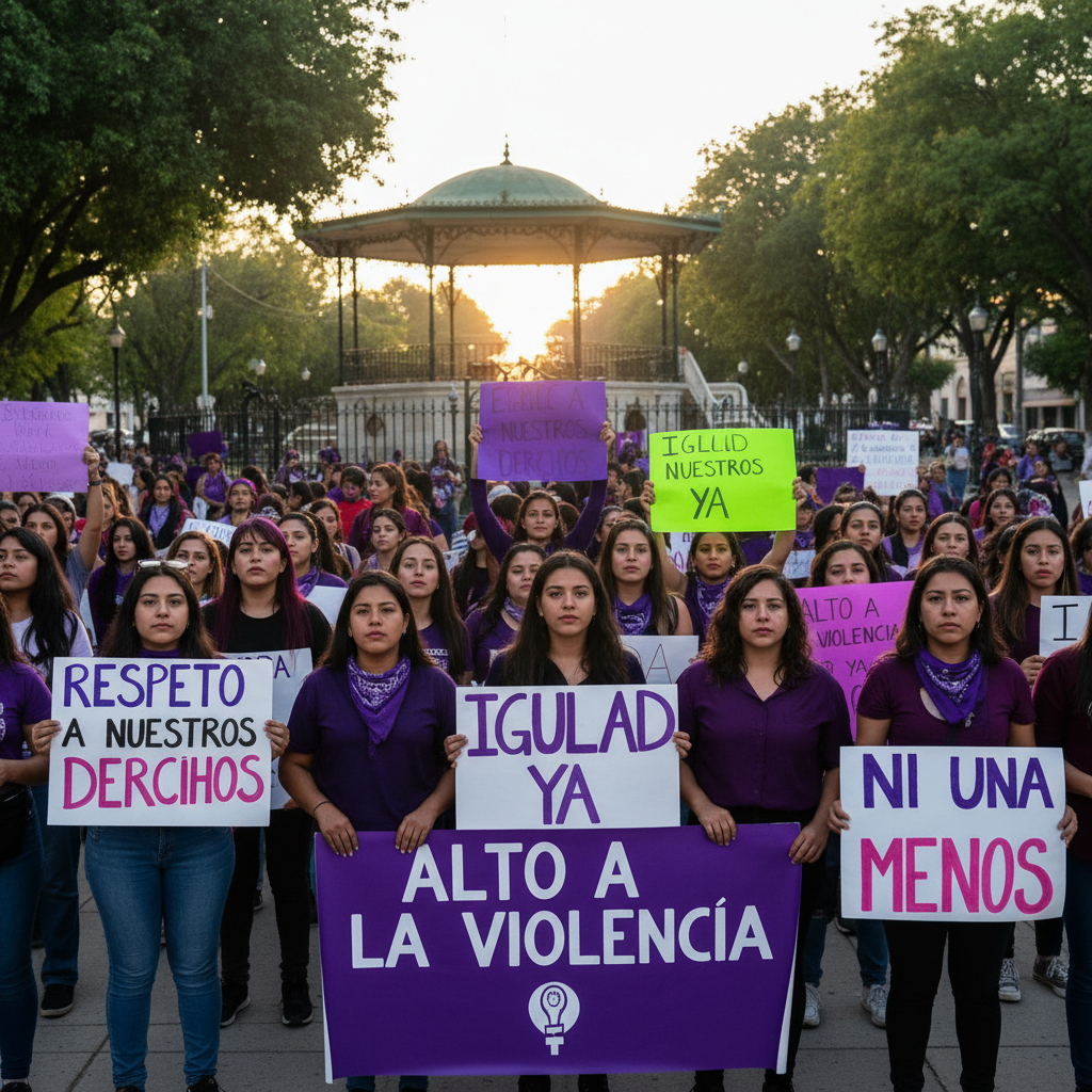 Comarca Lagunera se Moviliza: Exigen Derechos y Fin a la Violencia en el Día Internacional de la Mujer