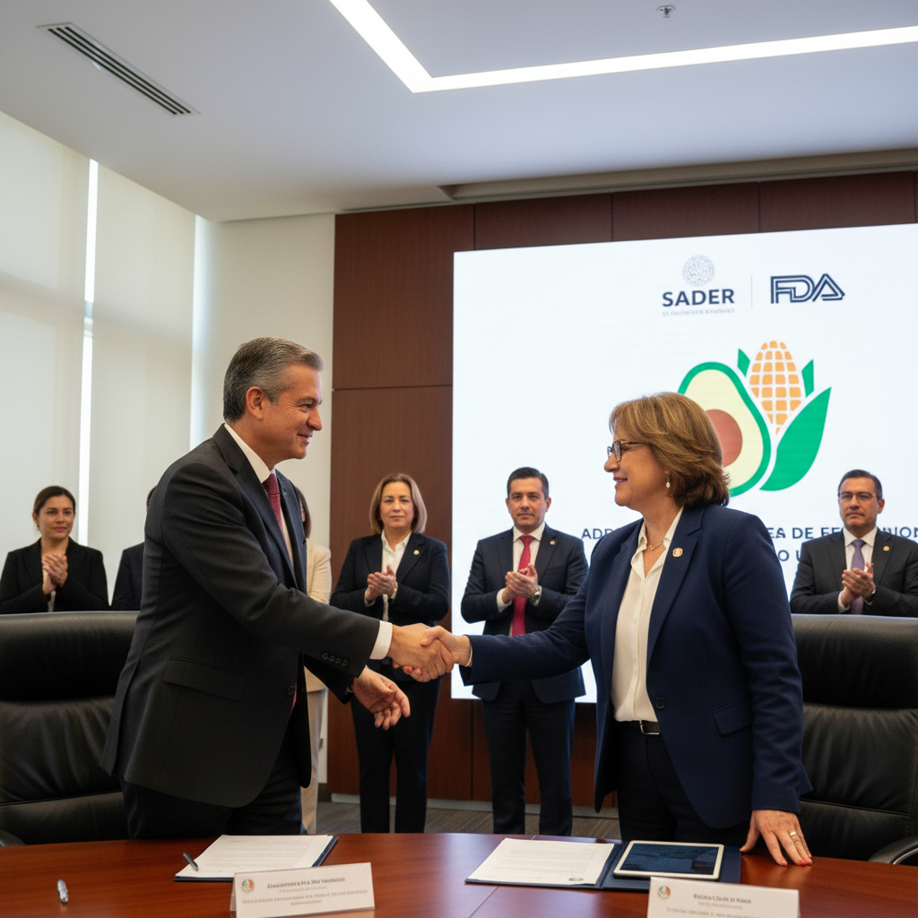 México y Estados Unidos Refuerzan Compromiso en la Inocuidad de Alimentos Frescos y Procesados