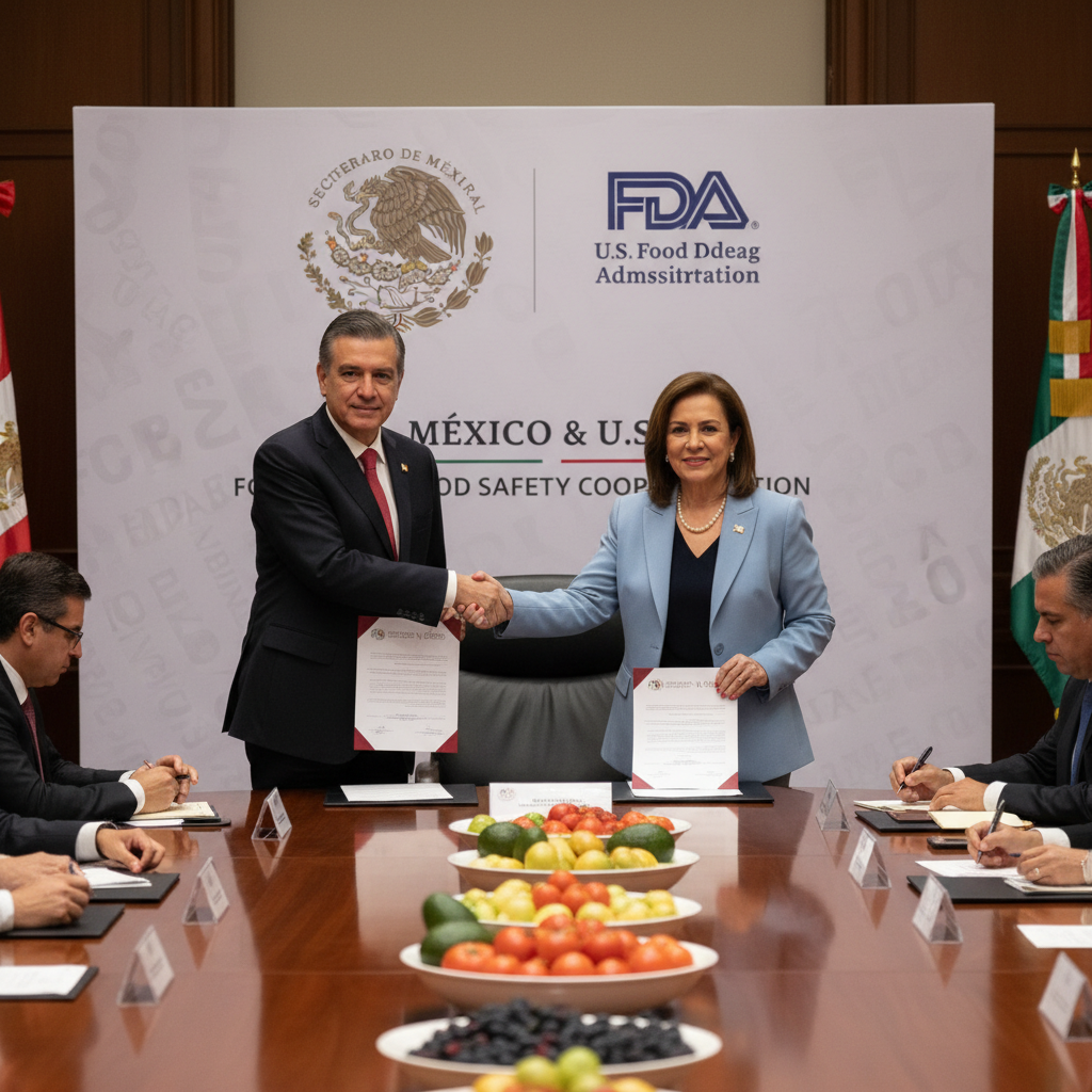 México y Estados Unidos Fortalecen Colaboración en Inocuidad Alimentaria para Productos Frescos