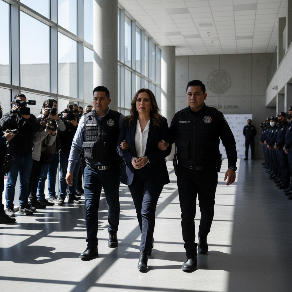 Impactante Detención en Monterrey: Karina Barrón Acusada de Extorsión y Falsedad de Declaraciones