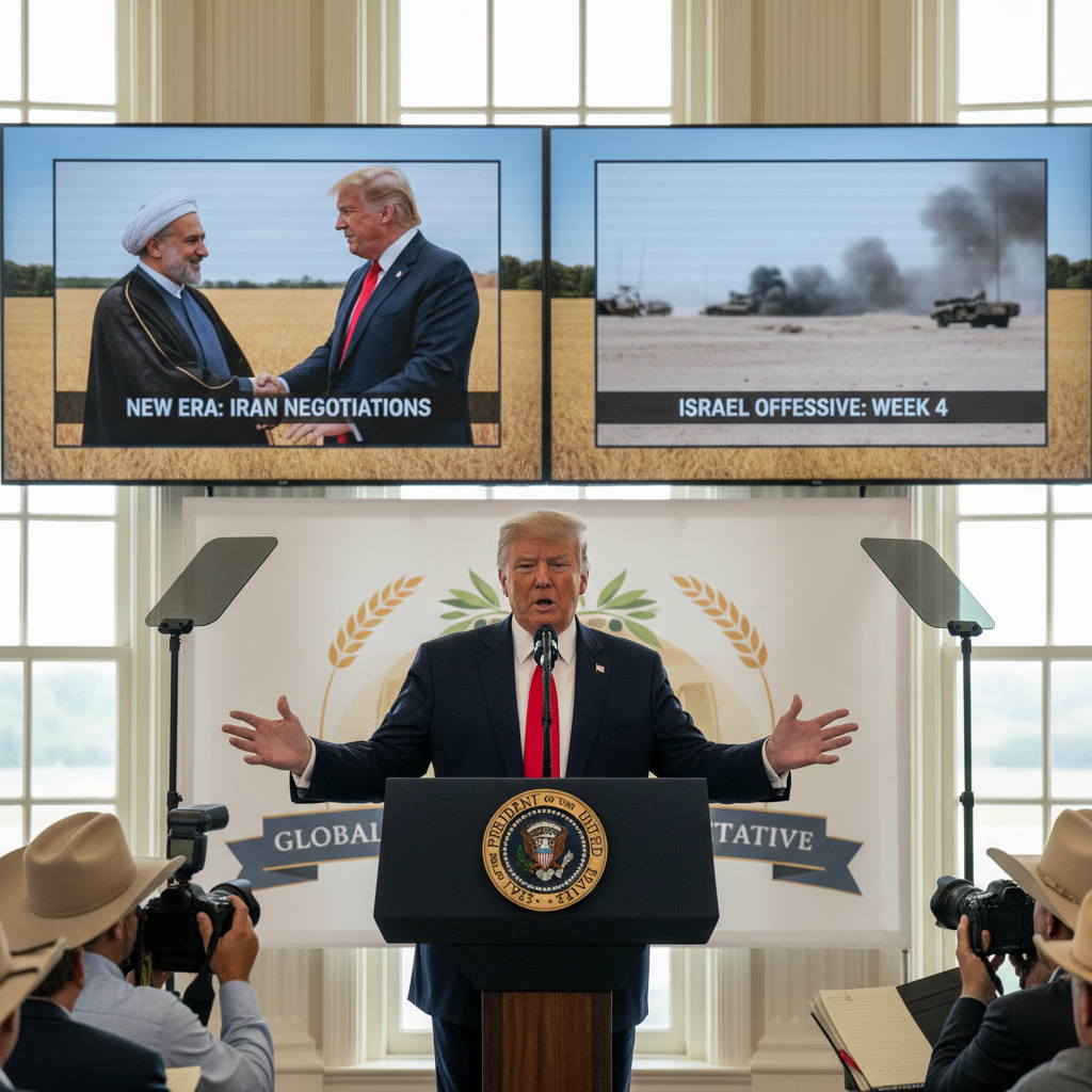 Donald Trump Anuncia Negociaciones con Irán y Promete un “Regalo Muy Grande”