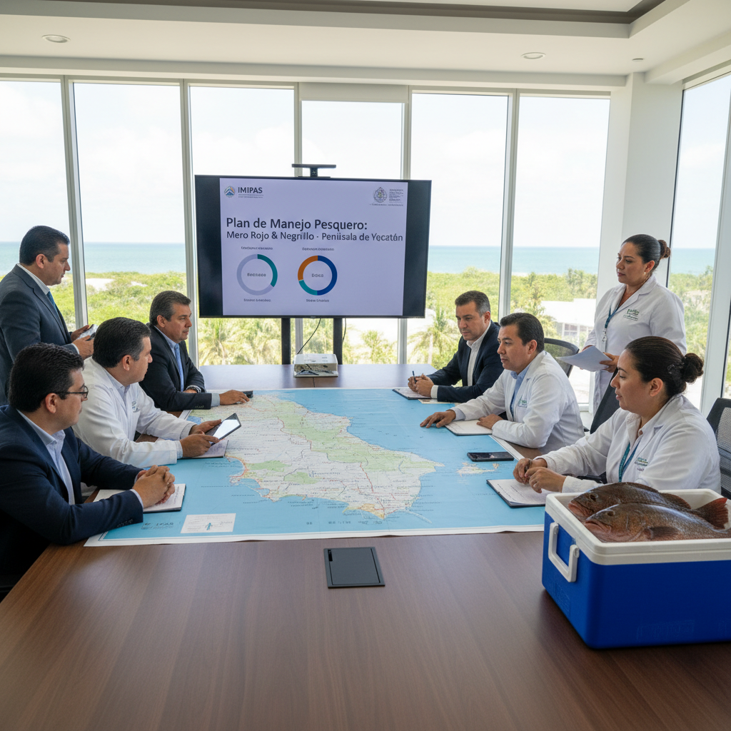 IMIPAS Impulsa el Manejo Sustentable de Mero en la Península de Yucatán para Fortalecer la Economía Pesquera