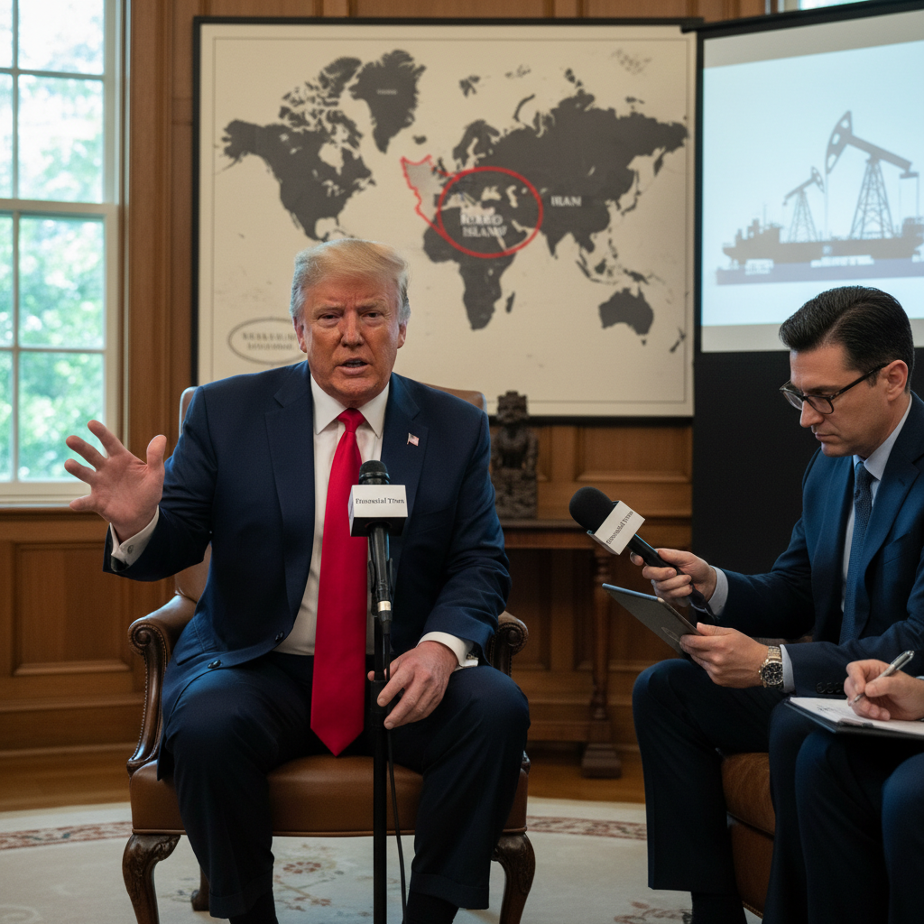Declaraciones Explosivas: Donald Trump Confiesa su Interés en el Petróleo de Irán