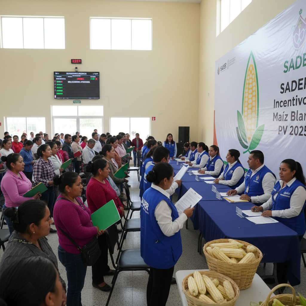 Sader Reporta Casi 25 Mil Solicitudes Atendidas para el Incentivo al Maíz Blanco