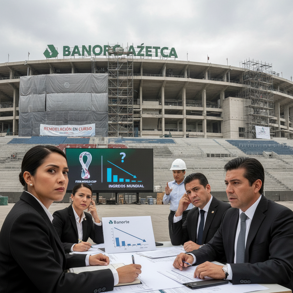 Alerta Financiera: ¿El Estadio Banorte (antes Azteca) en Riesgo de Perder el Mundial 2026?