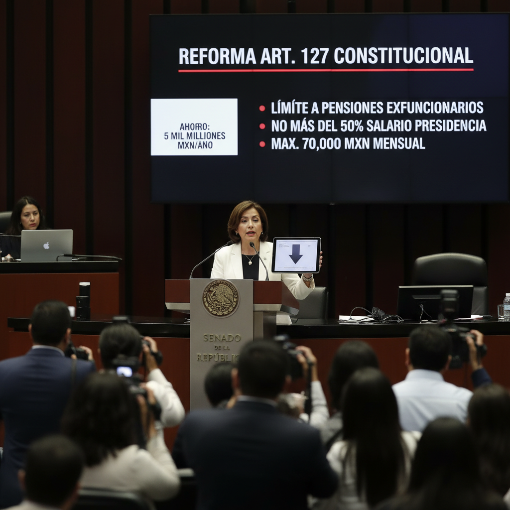 Senado Recibe Iniciativa Clave para Acortar Altas Pensiones en CFE y Pemex