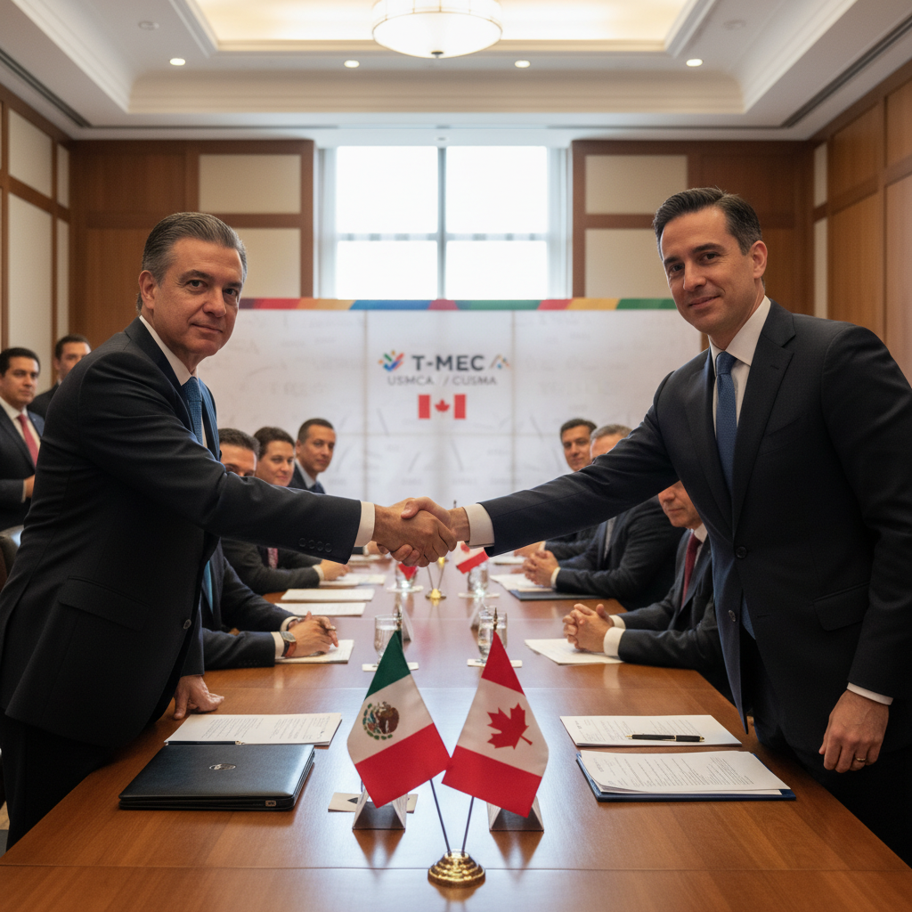 México anuncia primera ronda de negociación con EU de cara a revisión del T-MEC