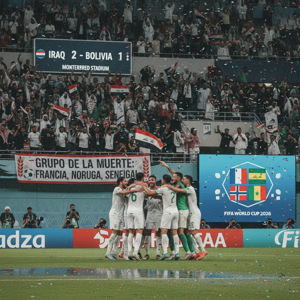 Irak Sella su Boleto al Mundial 2026 tras Vibrante Victoria en Monterrey