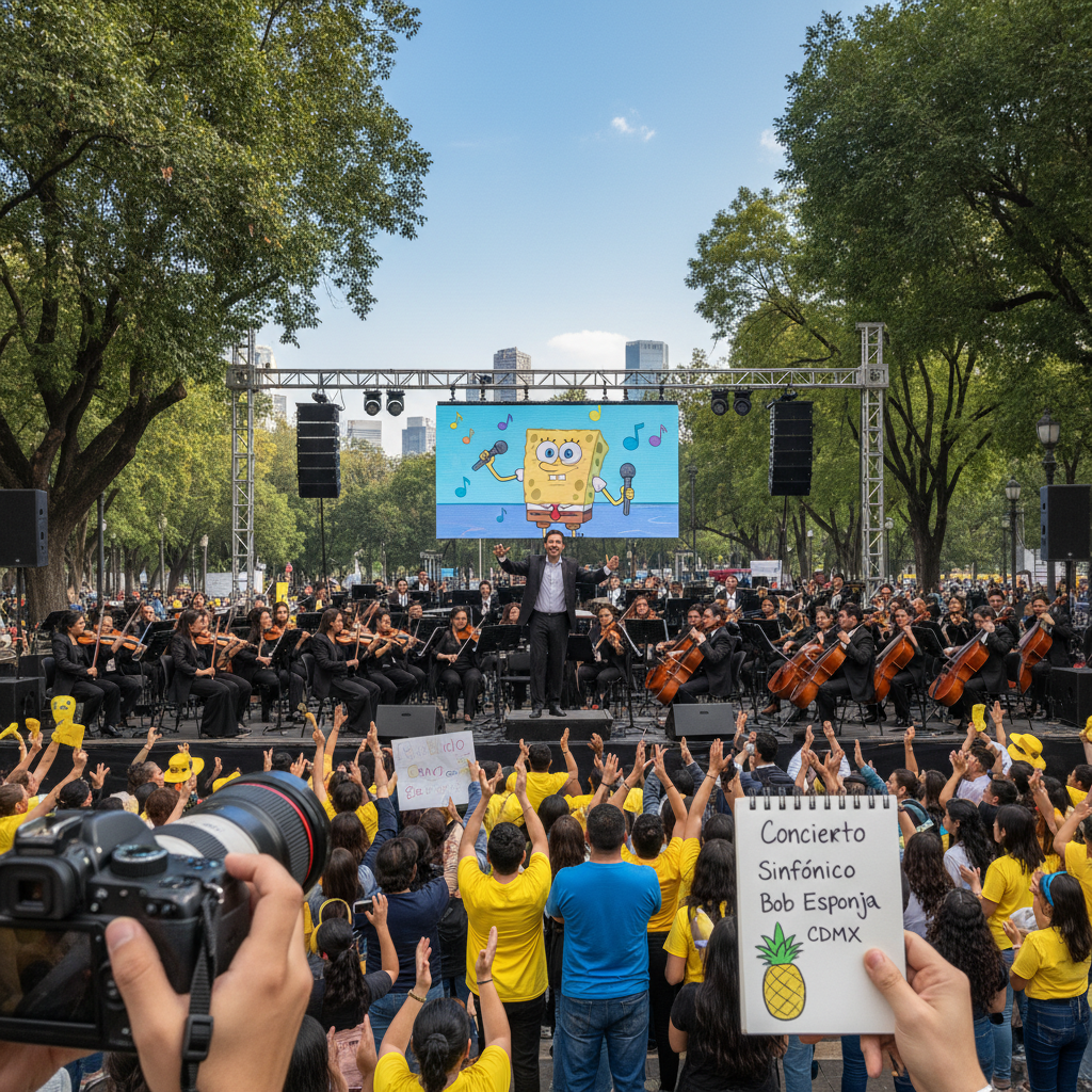 ¡Atención, fans de Bob Esponja! Un concierto sinfónico con su voz original llega a CDMX
