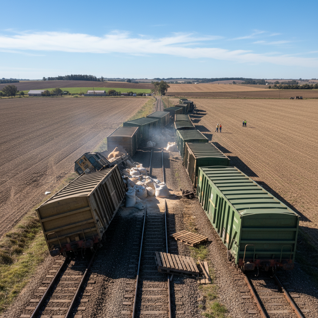 Alerta en Tlaxcala: Tren de FerroSur con Material Inflamable se Descarrila en Yauhquemehcan y Apizaco
