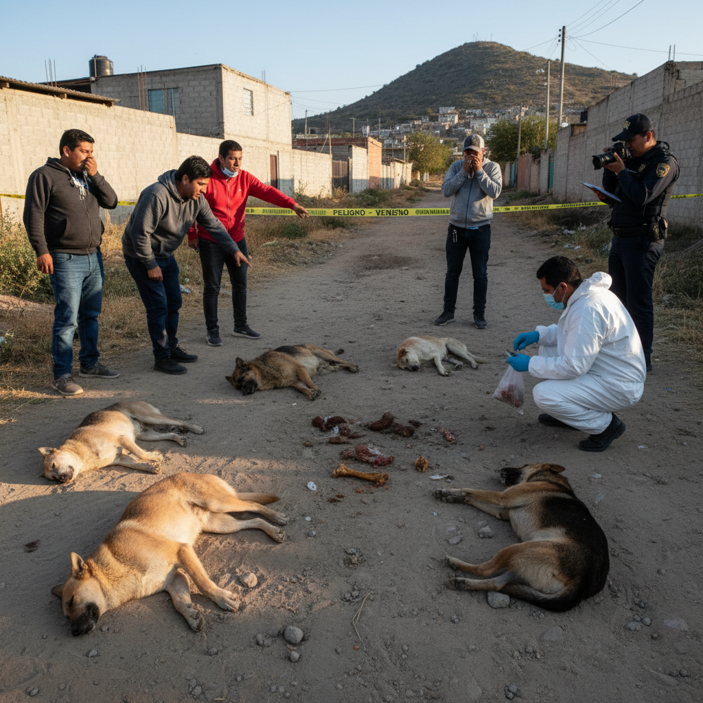 Alerta en Hidalgo: Reportan Envenenamiento Masivo de Perros en Pachuca