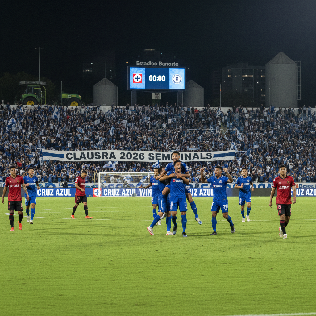 Cruz Azul sella su pase a Semifinales en la histórica despedida del Estadio Banorte