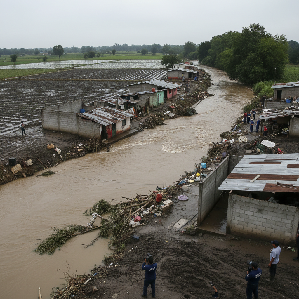 Lluvias intensas ponen en riesgo crítico viviendas en Naucalpan