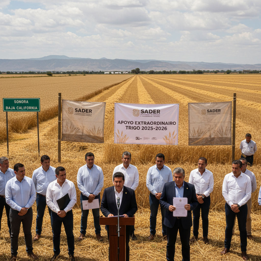 Sader Impulsa la Comercialización de Trigo y Brinda Apoyo Crucial a Productores Afectados
