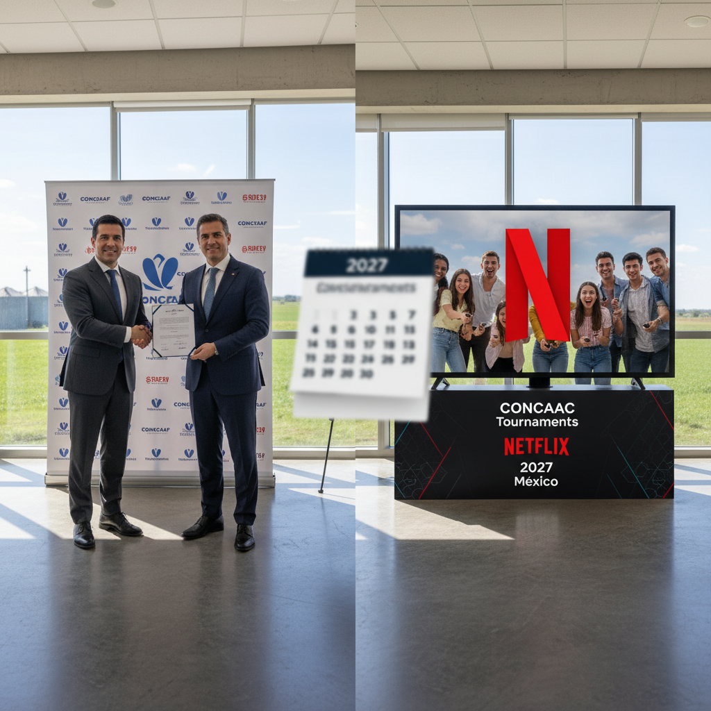 TelevisaUnivision Asegura Derechos de Transmisión de Concacaf en EE. UU. hasta 2029; Netflix Llega a México en 2027