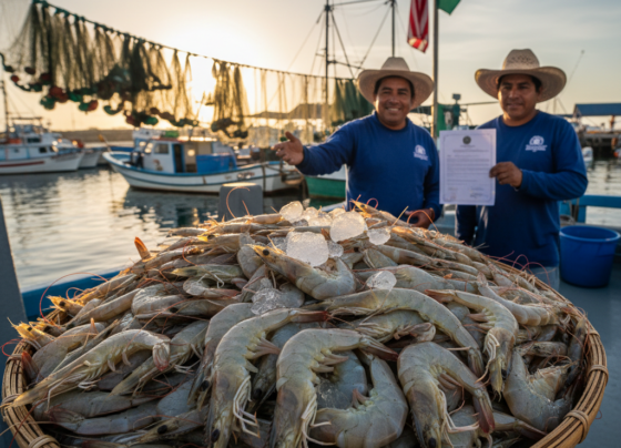 camarón mexicano exportación