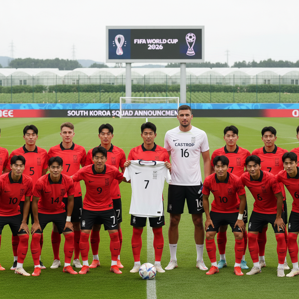 México Conoce a su Rival: Corea del Sur Revela su Poderosa Escuadra para el Mundial 2026 con Arsenal Europeo