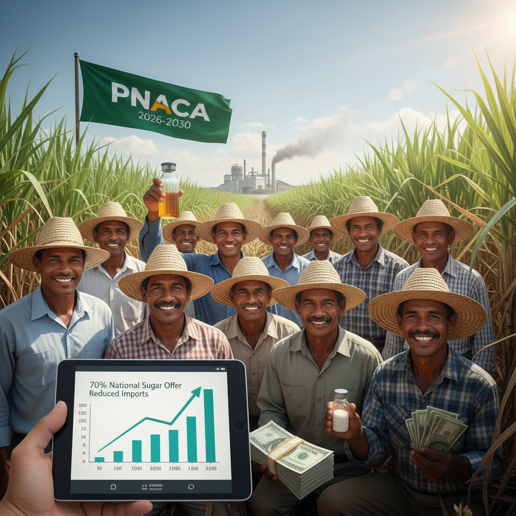 México proyecta reducir importación de edulcorantes y fortalecer la caña de azúcar con programa 2025-2030