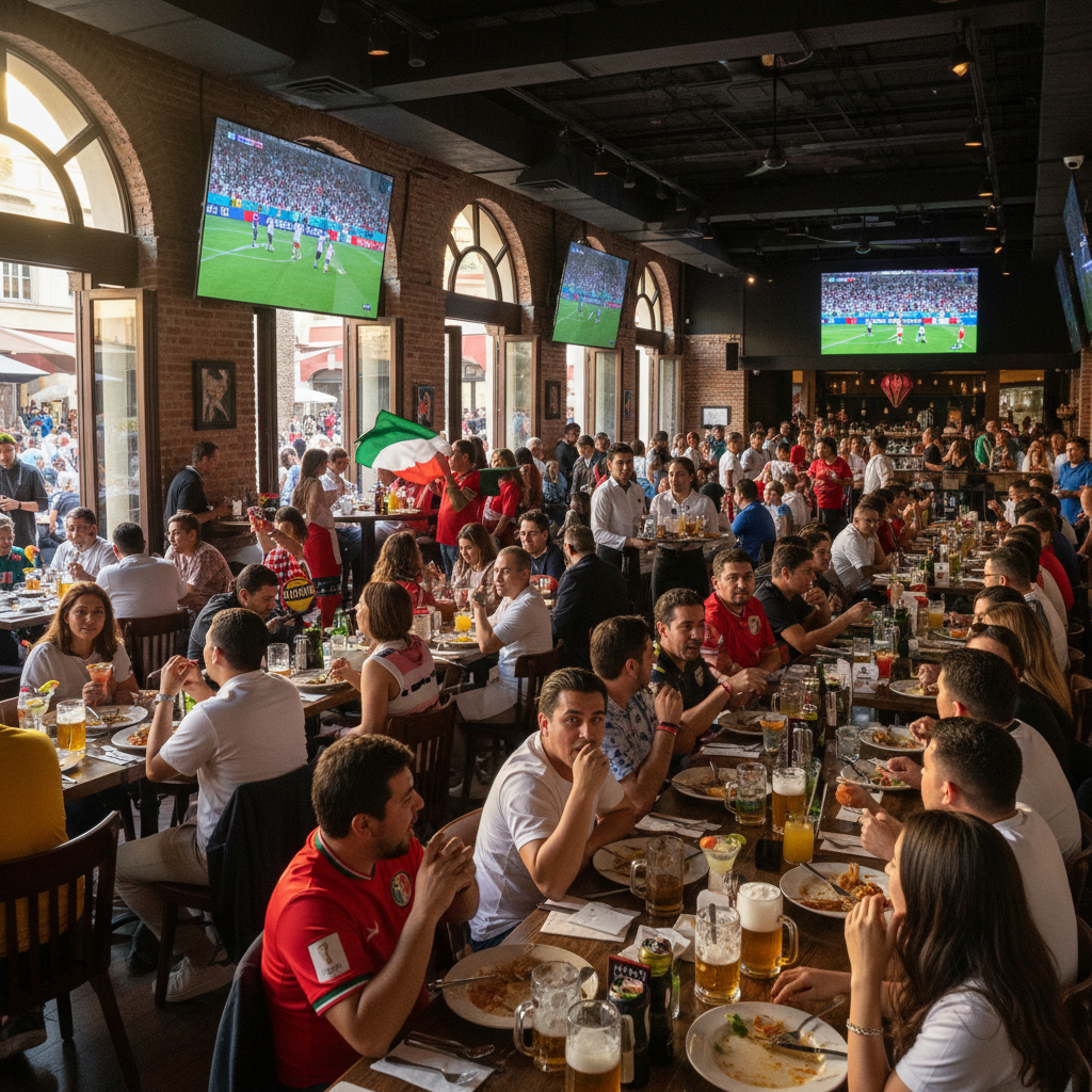 CDMX: Restaurantes Ampliarán Aforo y Mesas para el Mundial de Fútbol 2026