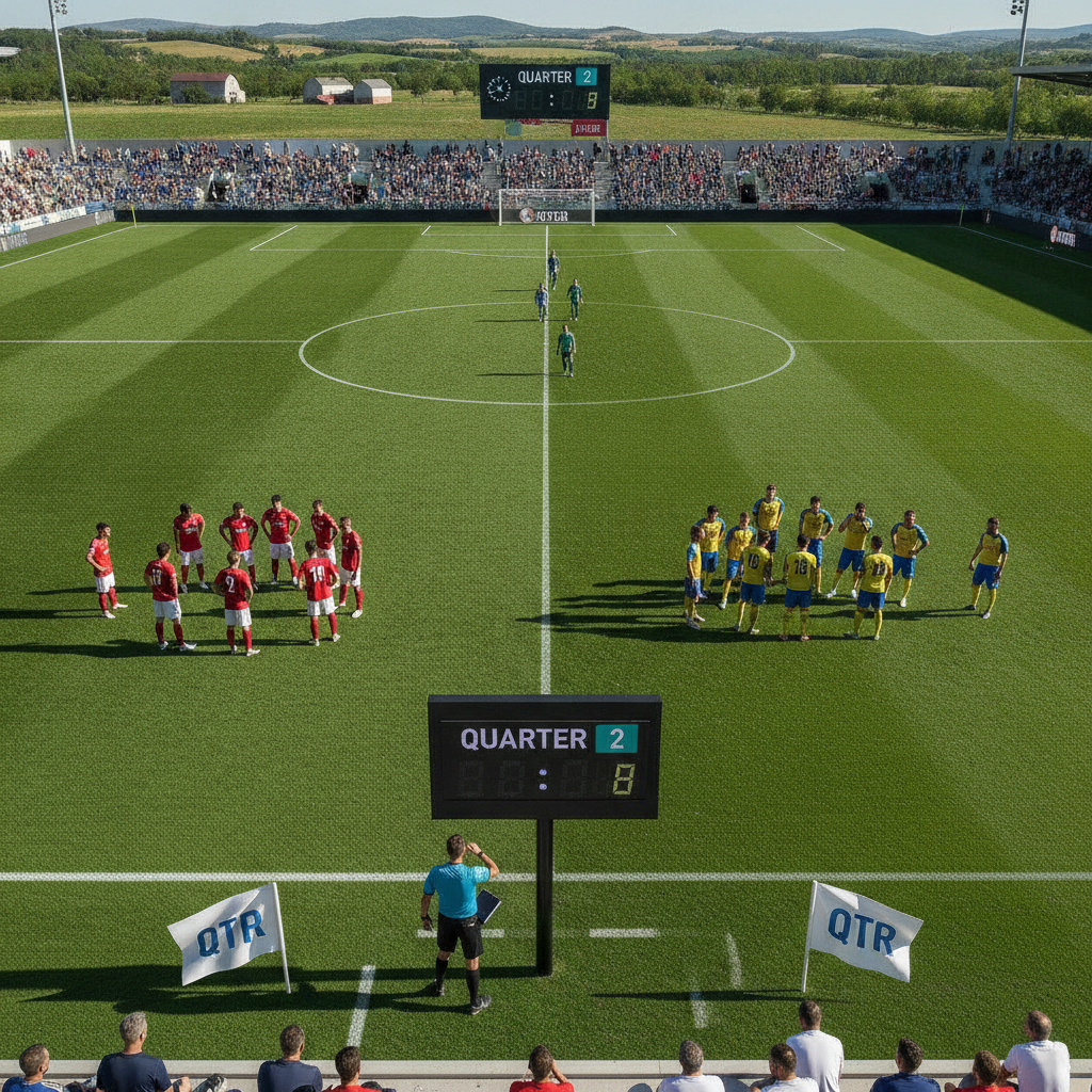 El Futbol se Transforma: Ahora se Juega en Cuatro Partes, al Estilo de Deportes Estadounidenses