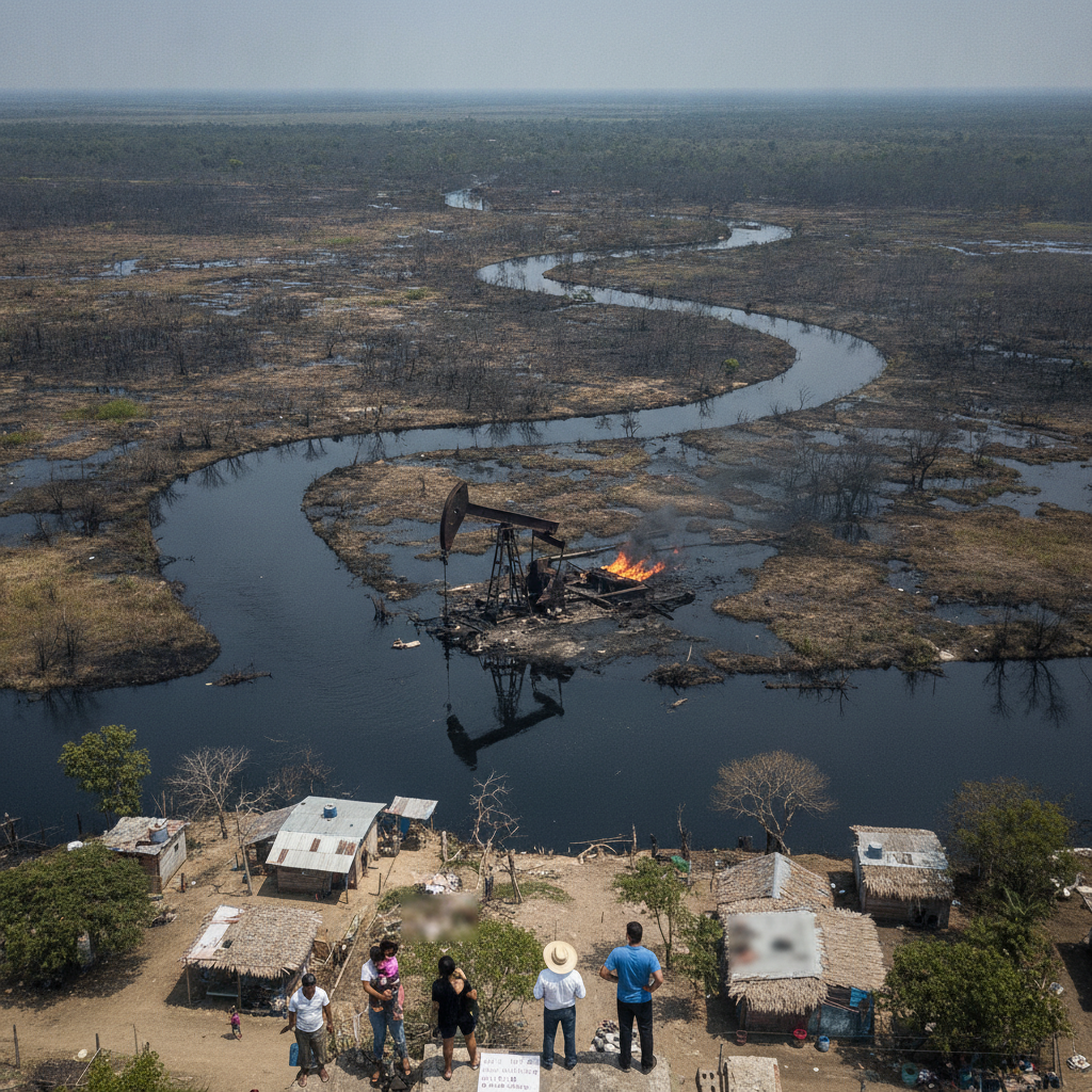 Alerta por Omisiones Ambientales en México: Contaminación de Pozo Petrolero en Las Choapas, Veracruz