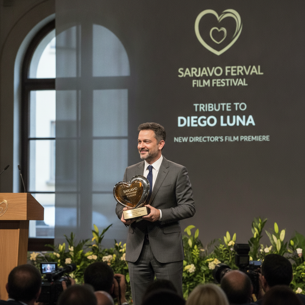 Diego Luna Recibirá el Corazón Honorario en el Festival de Cine de Sarajevo