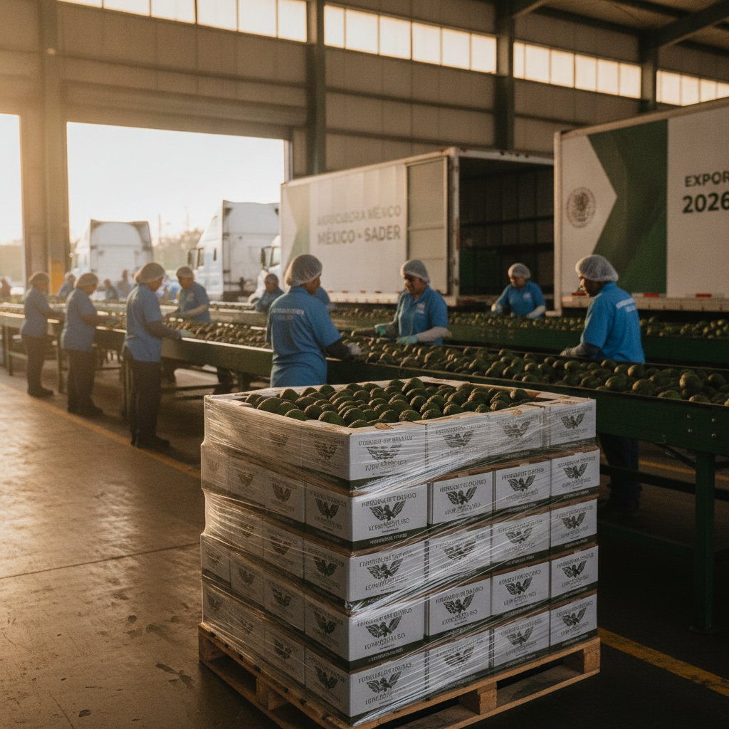Aguacate Mexicano: Exportaciones a EE. UU. Mantienen Fuerte Crecimiento en 2026