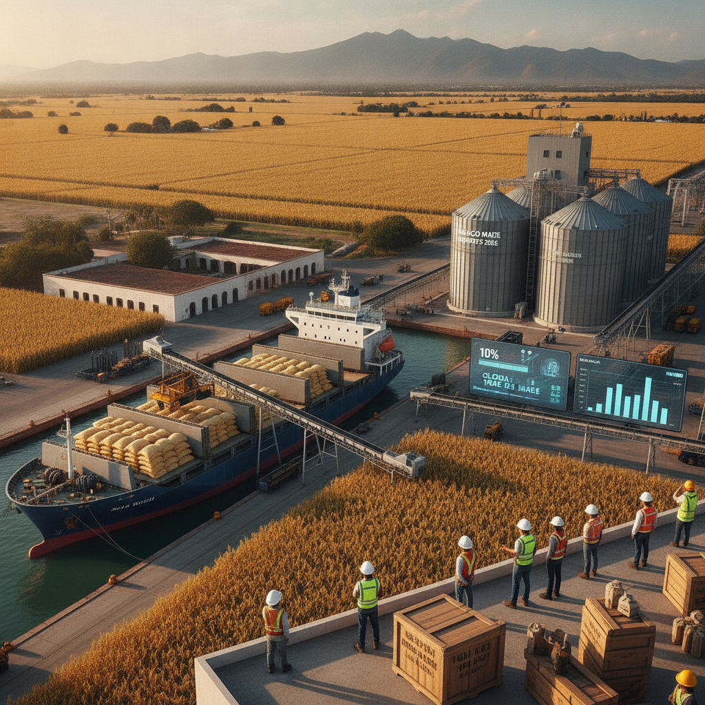 México: Líder Indiscutible en la Importación Mundial de Maíz para 2035, Según FAO-OCDE