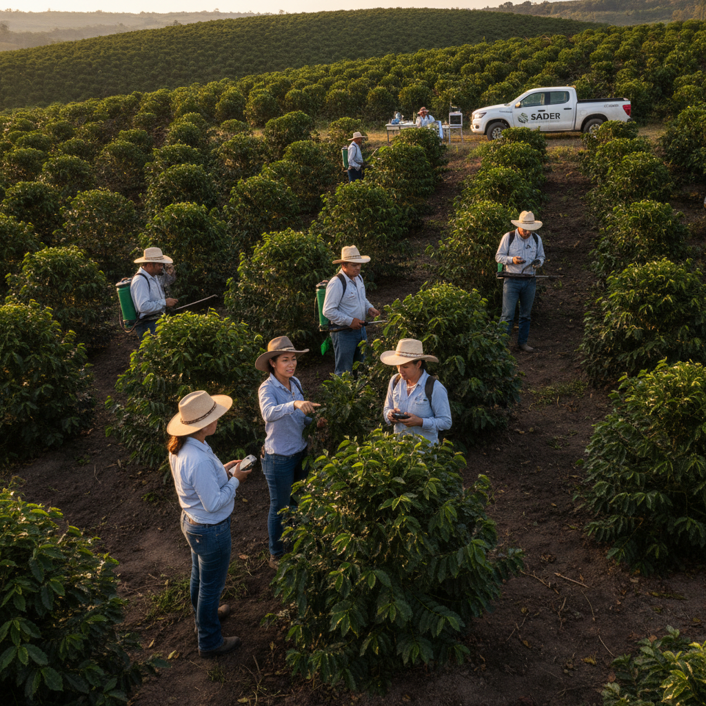 Gobierno Federal Impulsa Campaña Plagas del Cafeto para Proteger Producción Nacional